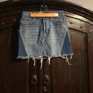 PacSun Jean skirt